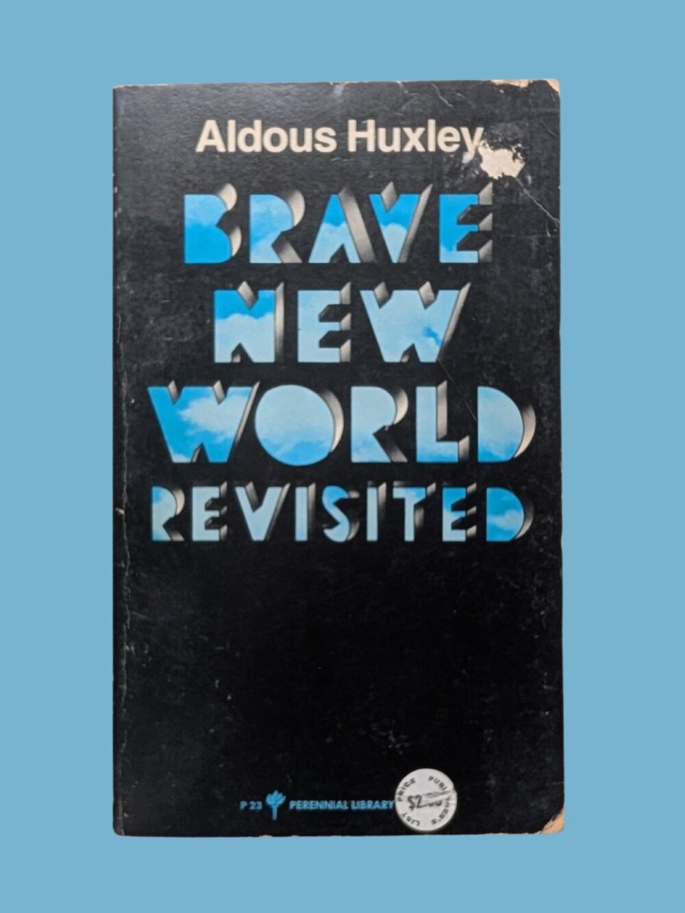 5/$20 Brave New World Revisited by Aldous Huxley 1965 Perennial Paperback